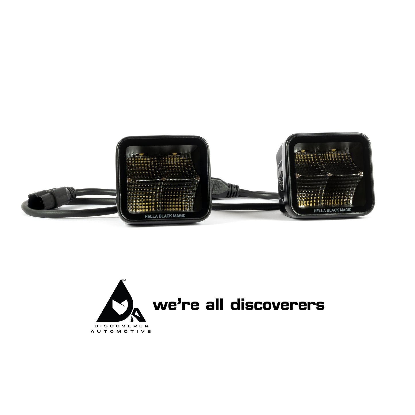 HELLA BLACK MAGIC 3.2" LED CUBE Flood Beam