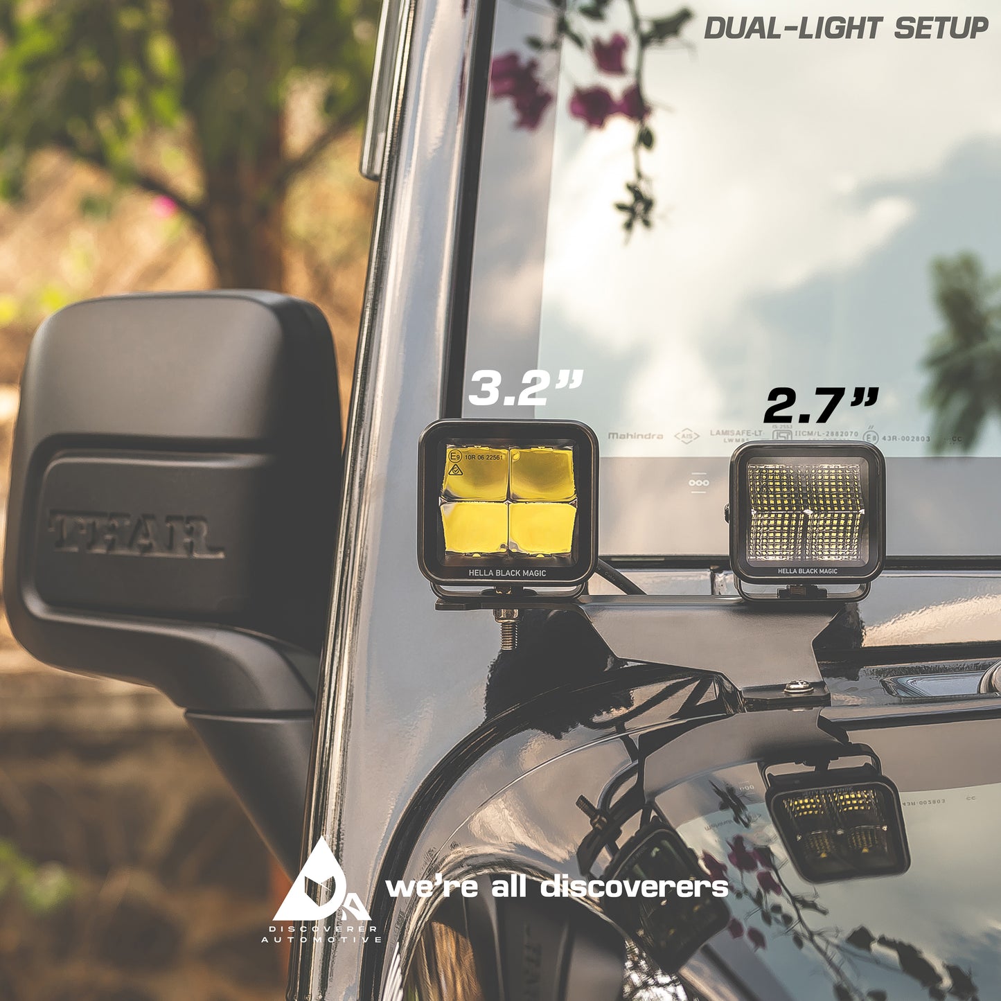 BUNDLE - MAHINDRA THAR & ROXX DUAL LIGHT SETUP (SP)