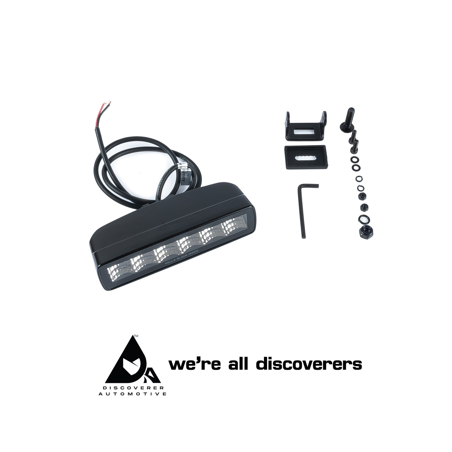 HELLA BLACK MAGIC 6.2" FLOOD BEAM Mini Light Bar