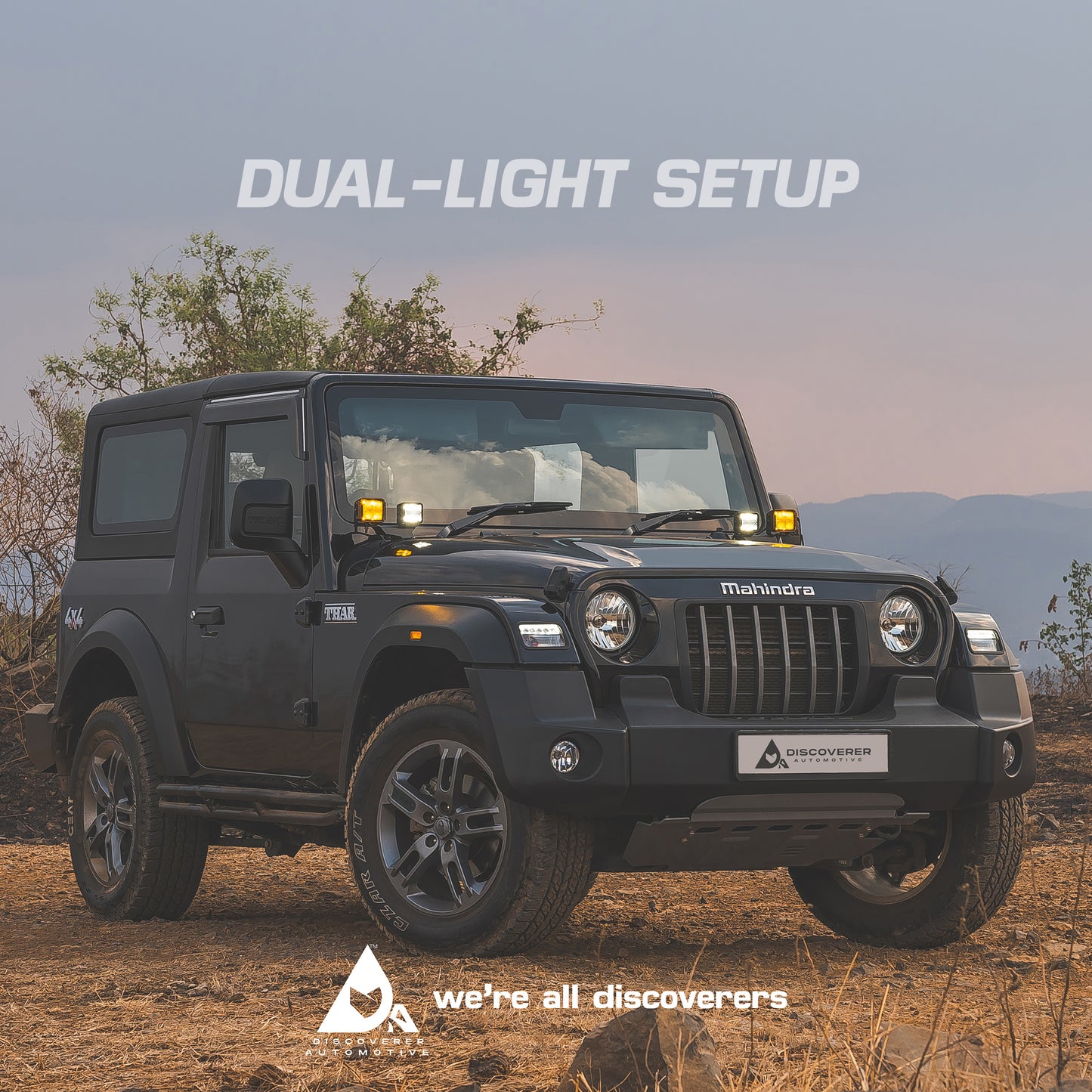 BUNDLE - MAHINDRA THAR & ROXX DUAL LIGHT SETUP (SP)