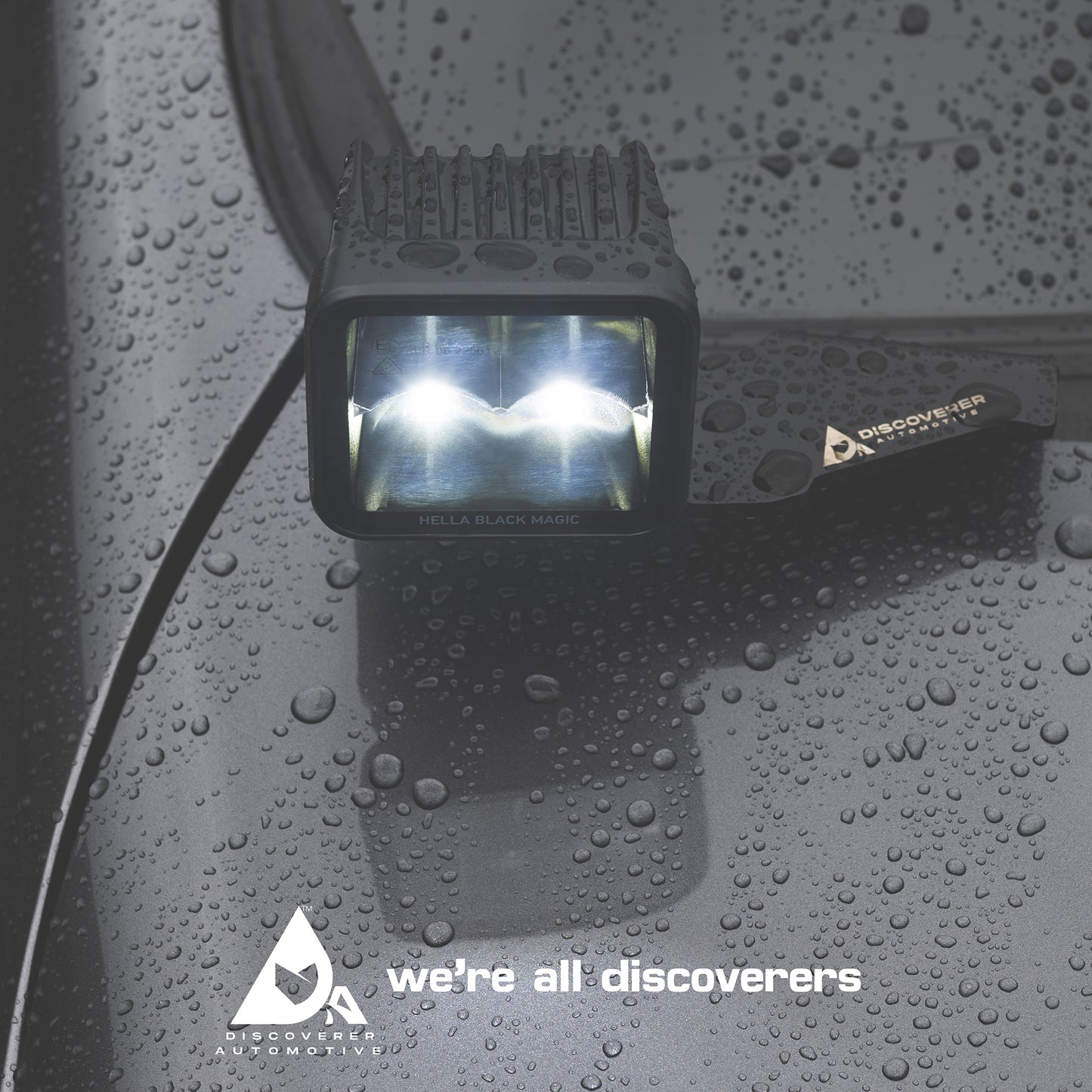 HELLA BLACK MAGIC 3.2" LED CUBE Spot Beam