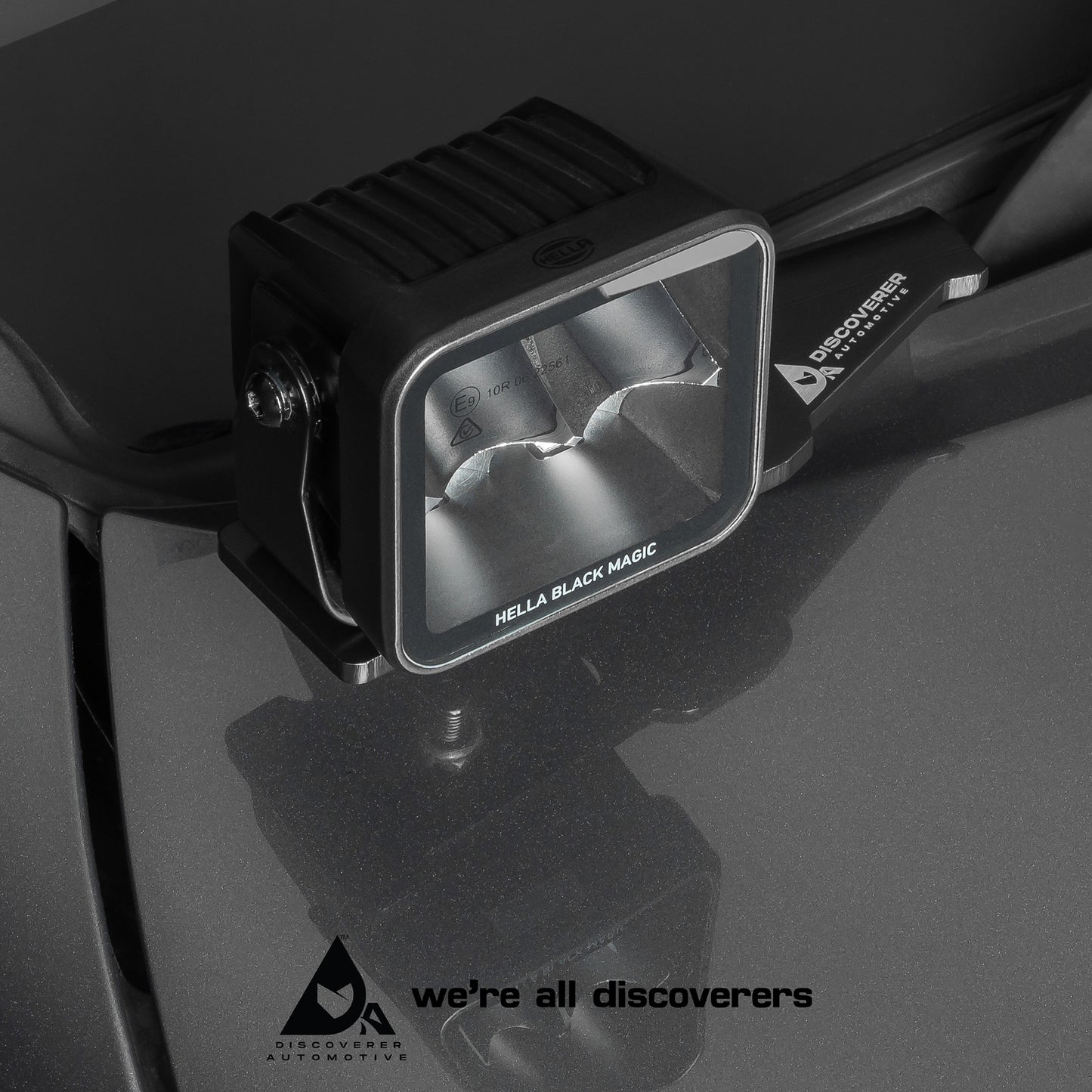 HELLA BLACK MAGIC 3.2" LED CUBE Spot Beam