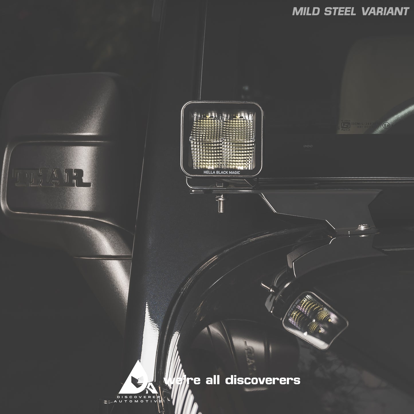 DUAL LIGHT/BONNET LIGHT BRACKET FOR NEW THAR & ROXX (2020-2024)