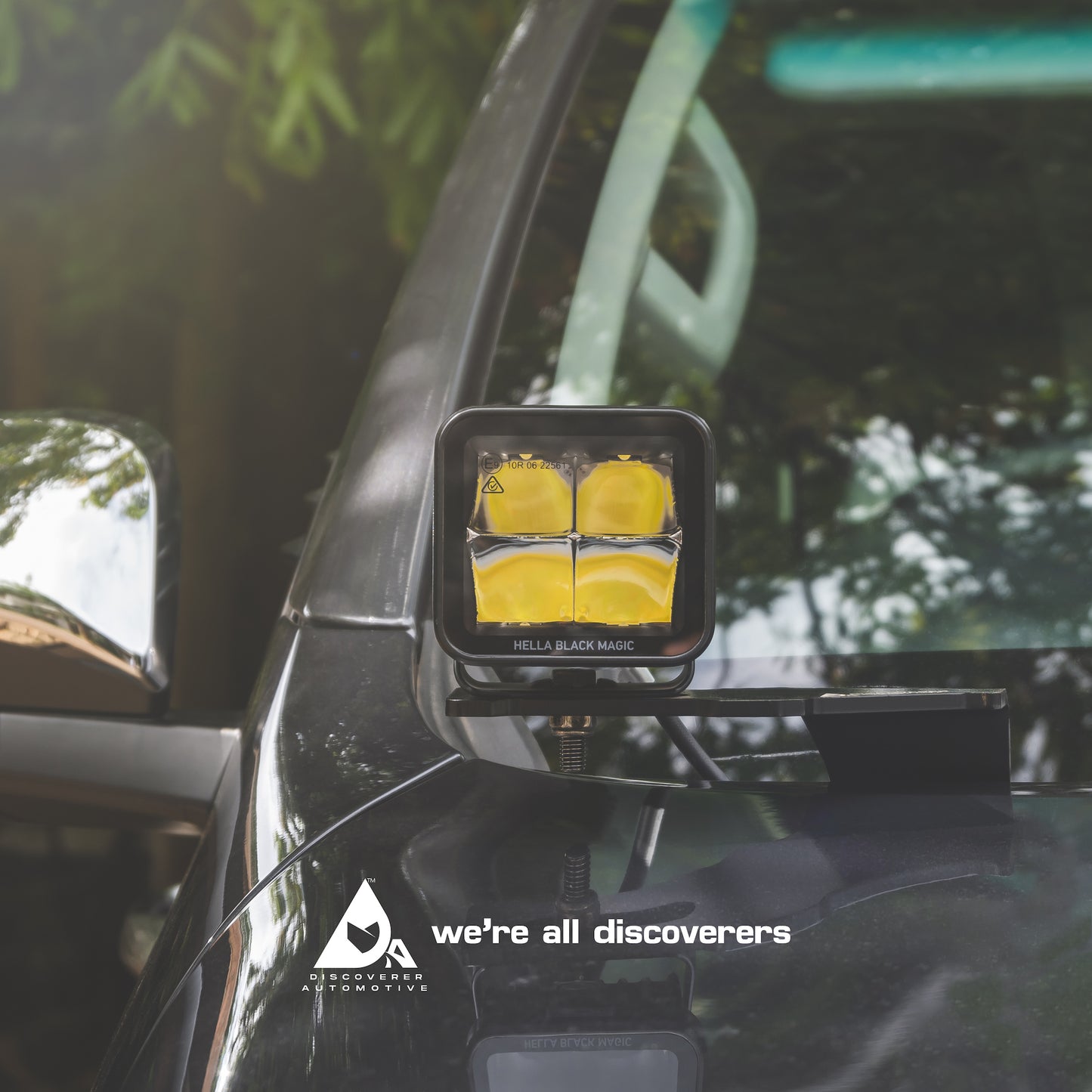 DITCH LIGHT BRACKET / WINDSCREEN LIGHT MOUNT / BONNET LIGHT MOUNT / HOOD LIGHT BRACKET FOR TOYOTA HILUX 2016-2024