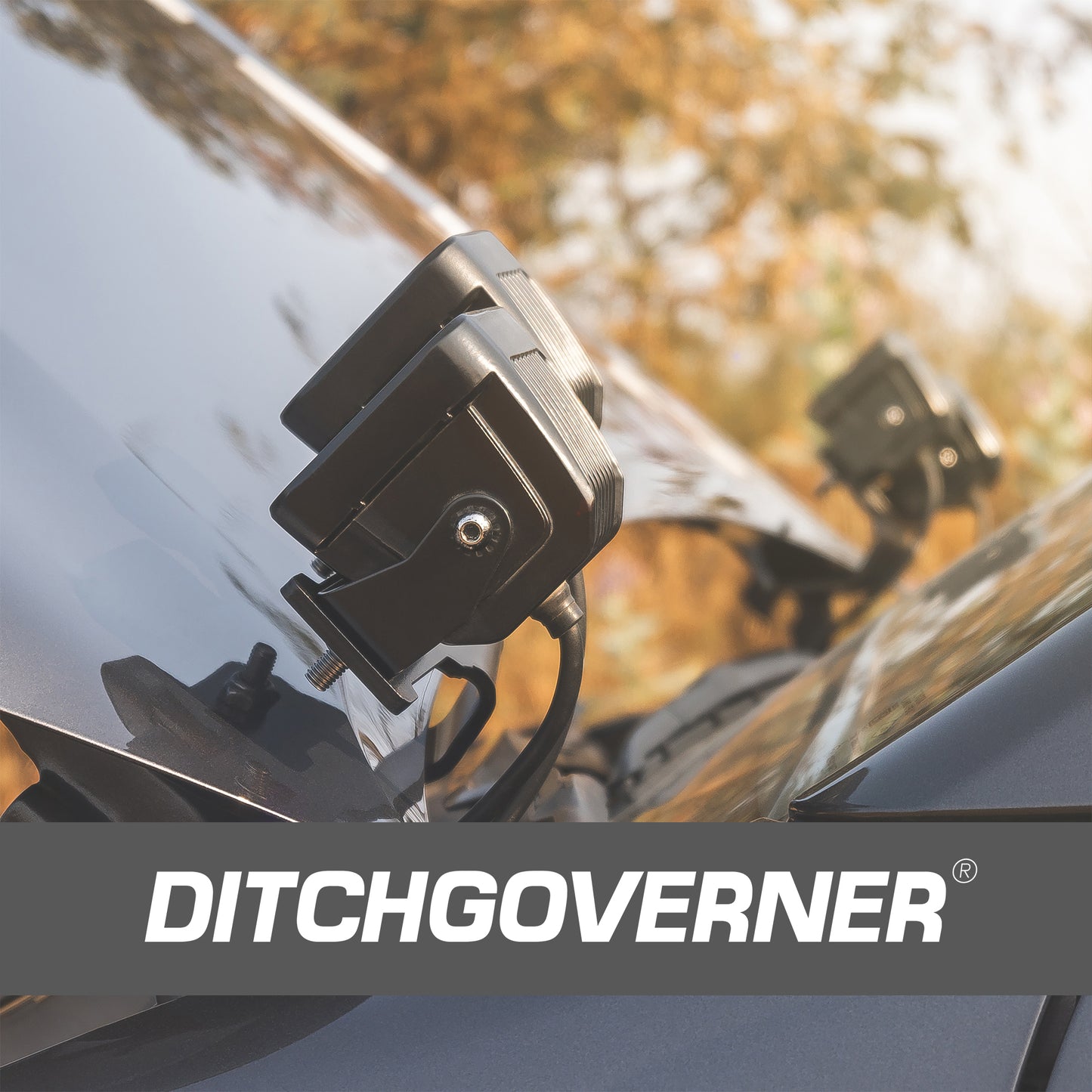 DITCHGOVERNER® DUAL DITCH LIGHT BRACKET FOR TOYOTA FORTUNER 2016-2025