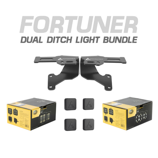 BUNDLE - TOYOTA FORTUNER DUAL DITCH LIGHTS SETUP