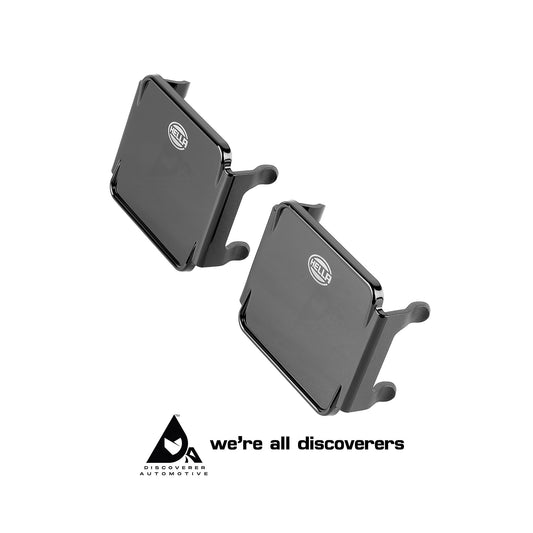 HELLA BLACK MAGIC 3.2" BLACK COVERS (PAIR)