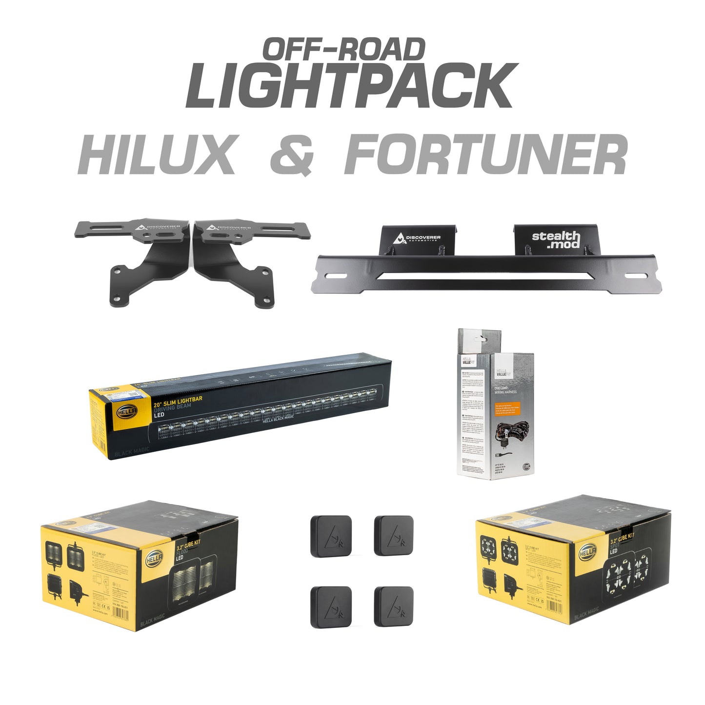 OFF-ROAD LIGHTPACK FOR HILUX & FORTUNER (2016-2025)