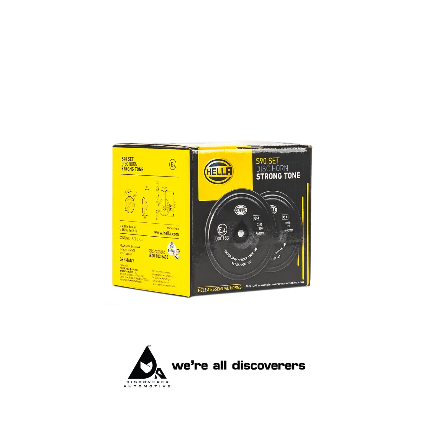 HELLA S90 ESSENTIAL DISC HORN (IP65)