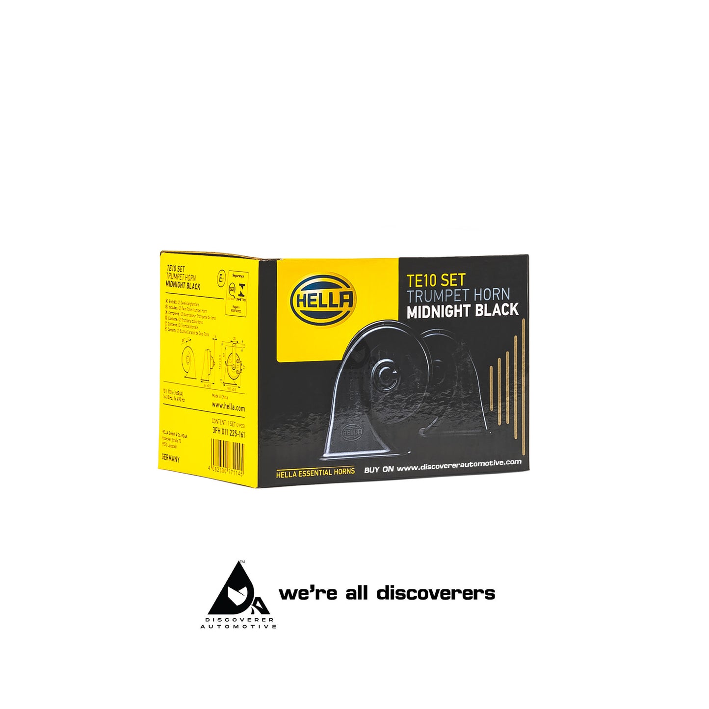 HELLA TE10 ESSENTIAL TRUMPET HORN (MB) (IP65)